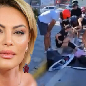 seray sever bodrumda kaza yapti motosikletli ikiliye carpti Fjd85DCy